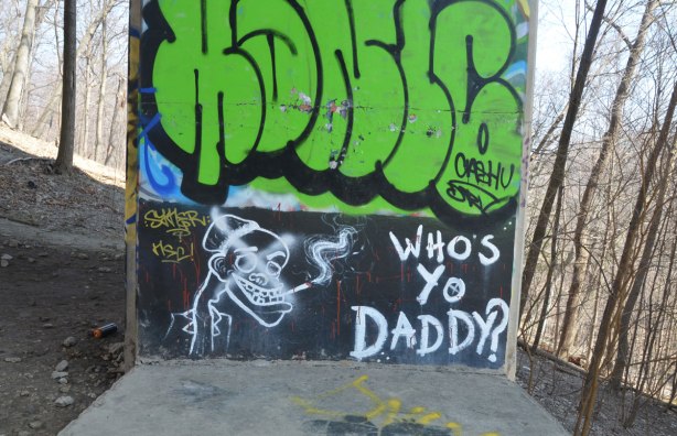 whos yo daddy? graffiti